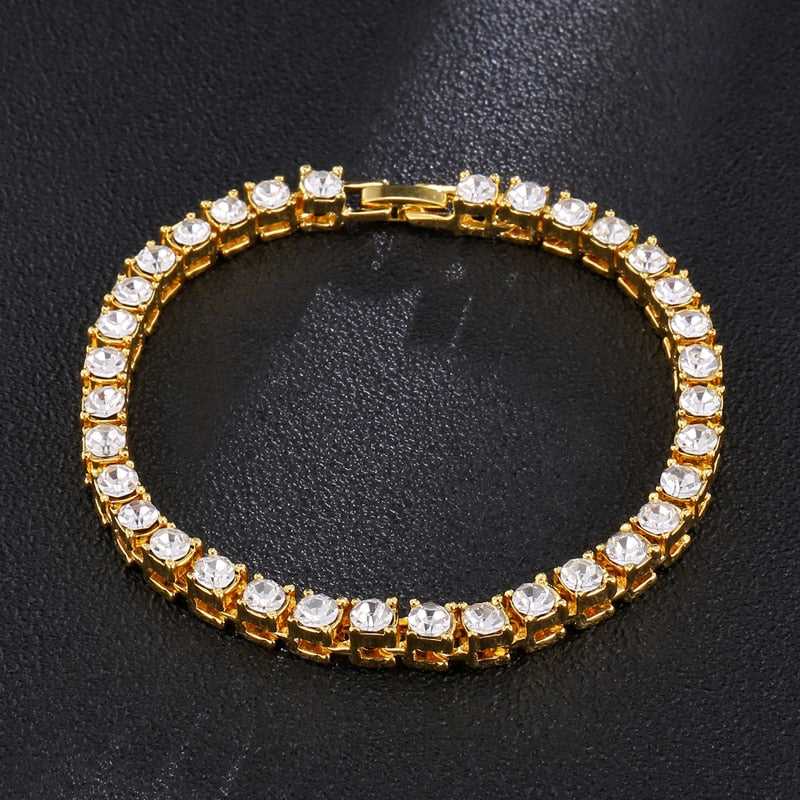 Hip Hop Bling Cubic Zirconia Iced Out Bracelet Premium Design-Boutique Spiritual