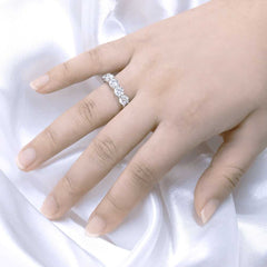 Eternity Round Cut 7ct Moissanite Ring GRA Certified-Boutique Spiritual