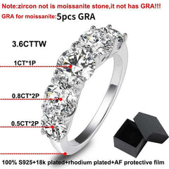 18k Plated Moissanite Wedding Band Ring for Women-Boutique Spiritual