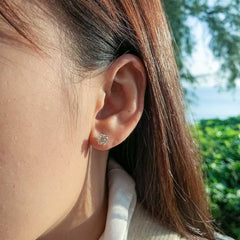Boutiques Moissanite Earrings GRA certified-Boutique Spiritual