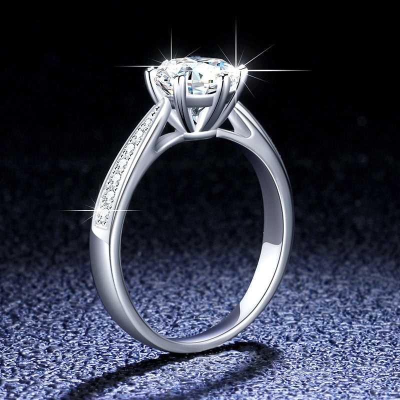 Moissanite Ring GRA Certified-Boutique Spiritual