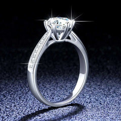 Moissanite Ring GRA Certified-Boutique Spiritual