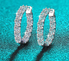 18k Gold Plated Moissanite Earring GRA Certified-Boutique Spiritual