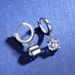 Boutiques GRA certified Moissanite Hoop Earrings Premium Design-Boutique Spiritual