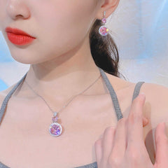 Moissanite Silver Jewelry Set for Women-Boutique Spiritual
