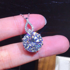 Moissanite 5ct Pendant for women-Boutique Spiritual