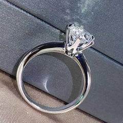 GRA Certified Moissanite Solitaire Ring For Women-Boutique Spiritual