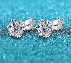 Boutiques Moissanite Earrings GRA certified-Boutique Spiritual