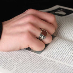 Aqeeq agate Pure Silver Islamic Turkish Limited Edition Ring-Boutique Spiritual