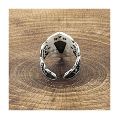 Ottoman Tribe Thumb Men Silver Ring, Ottoman Islamic Limited Edition RIng-Boutique Spiritual