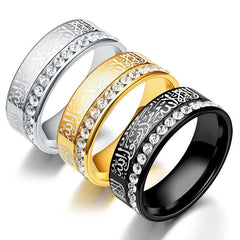 Islamic Muslim Stainless Steel Ring-Boutique Spiritual