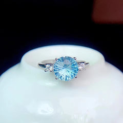 Blue Topaz Ring for Women - Boutique Spiritual
