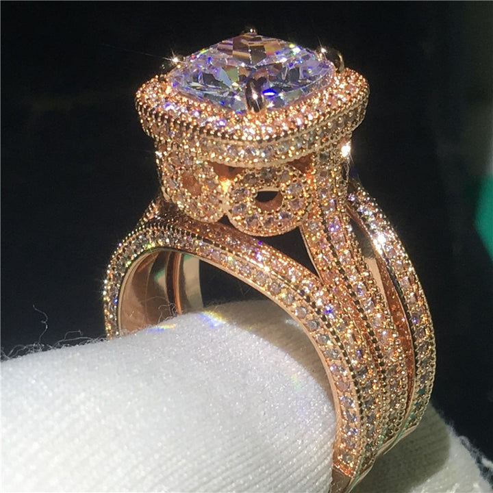 Vintage Zircon Ring Set for Women-Boutique Spiritual