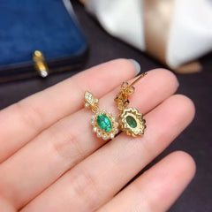 Vintage Emerald Jewelry Set for Women-Boutique Spiritual