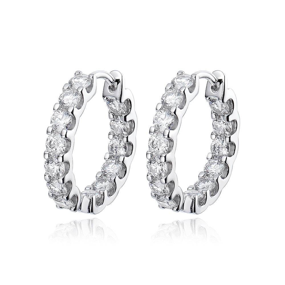 18k Gold Plated Moissanite Earring GRA Certified-Boutique Spiritual