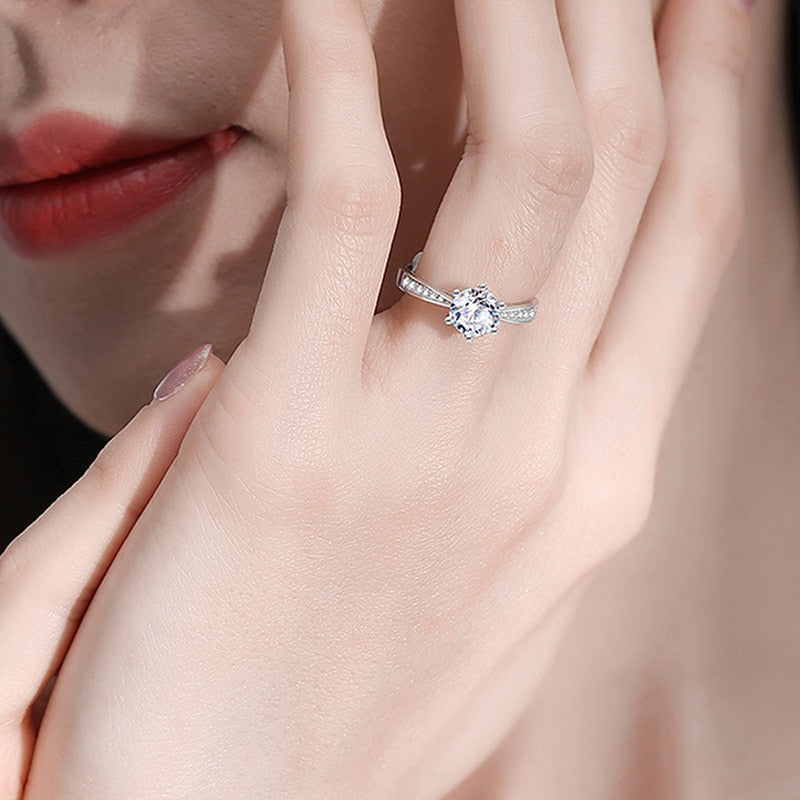 Moissanite Ring GRA Certified-Boutique Spiritual