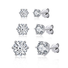 Boutiques Moissanite Earrings GRA certified - Boutique Spiritual