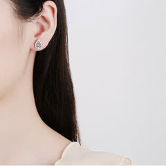 2ct White Gold Moissanite Earring GRA certified - Boutique Spiritual