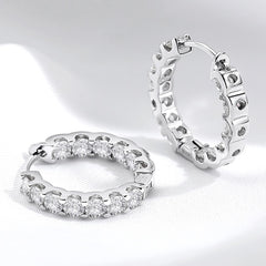 18k Gold Plated Moissanite Earring GRA Certified-Boutique Spiritual
