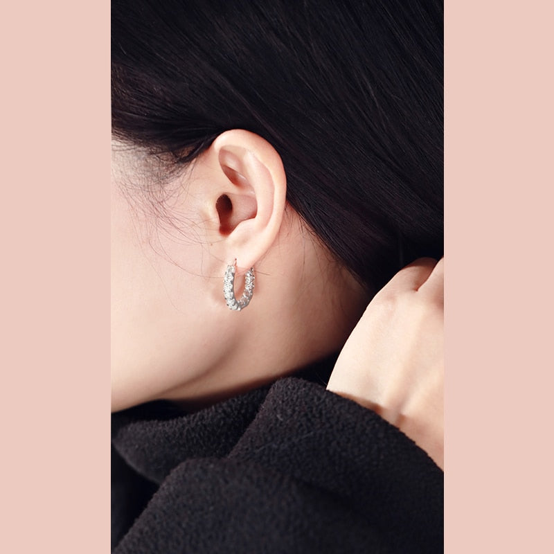 18k Gold Plated Moissanite Earring GRA Certified-Boutique Spiritual