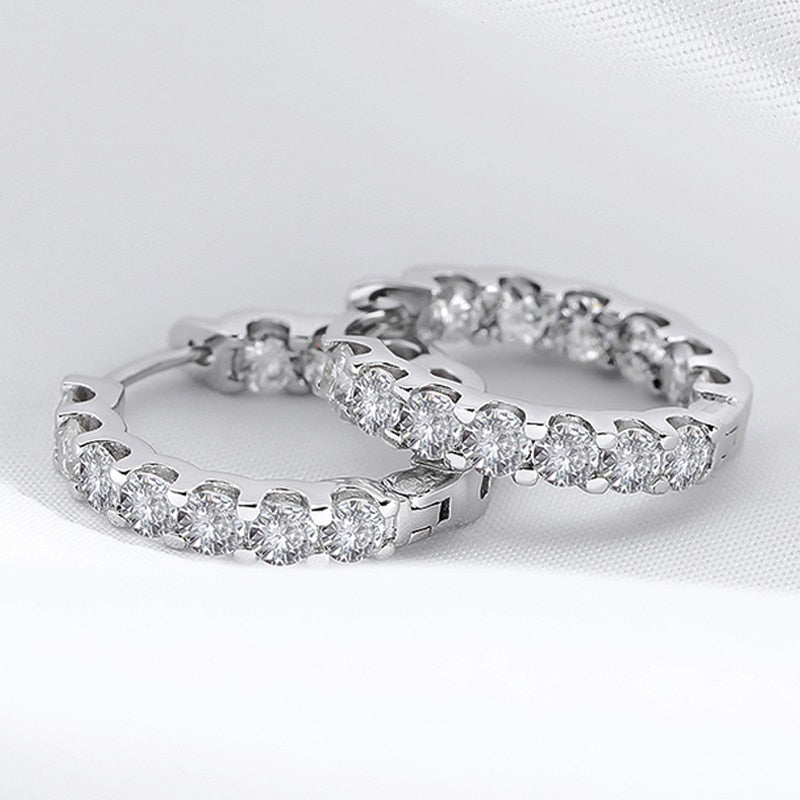 18k Gold Plated Moissanite Earring GRA Certified-Boutique Spiritual