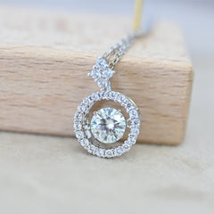 Moissanite GRA certified Diamond Pendant-Boutique Spiritual