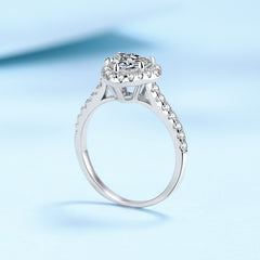 Moissanite Heart Rings Coeur Cut GRA certified-Boutique Spiritual