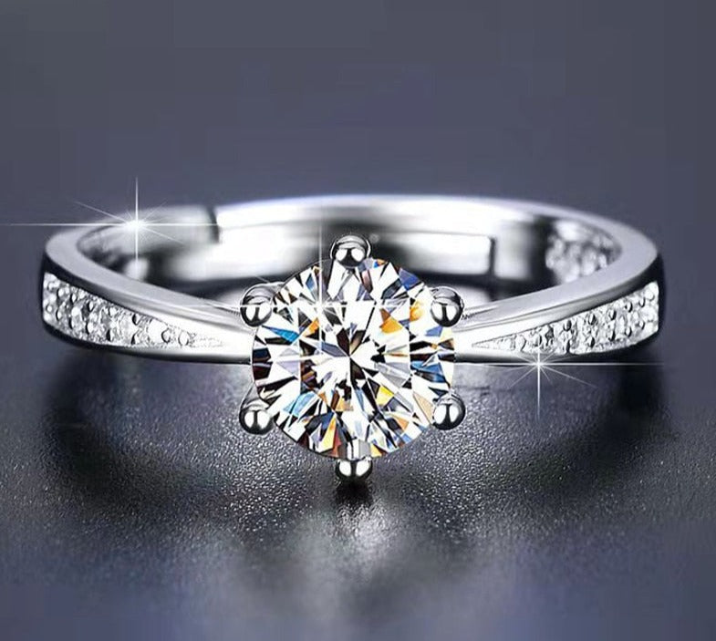 Moissanite Ring GRA Certified - Boutique Spiritual