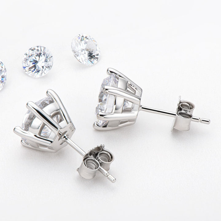 Boutiques Moissanite Earrings GRA certified-Boutique Spiritual