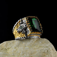 Zircon Handmade Silver Ring Limited Edition Design-Boutique Spiritual