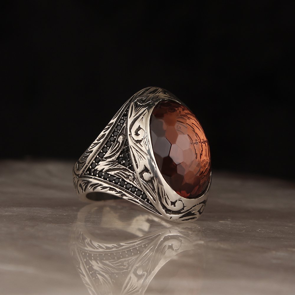 Zultanite Silver Men Ring-Boutique Spiritual