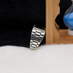 Turkish Onyx Stone Men's Ring Handmade Exclusive Design-Boutique Spiritual