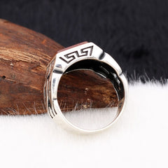Agate Aqeeq Turkish Ring-Boutique Spiritual