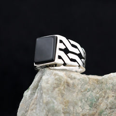 Onyx Aqeeq Turkish Ring-Boutique Spiritual
