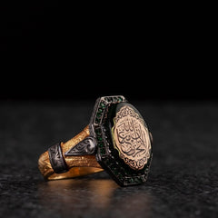 Islamic Ring ''Dont Be Sad God Is With Us'' Silver thin Ring-Boutique Spiritual