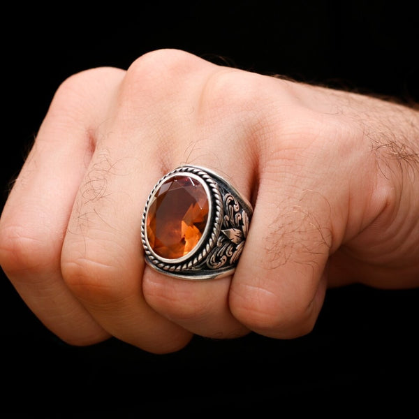 Turkish Zultanite Stone Men Limited Edition Ring-Boutique Spiritual