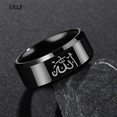 Islamic Stainless Steel Muslim Allah Ring-Boutique Spiritual