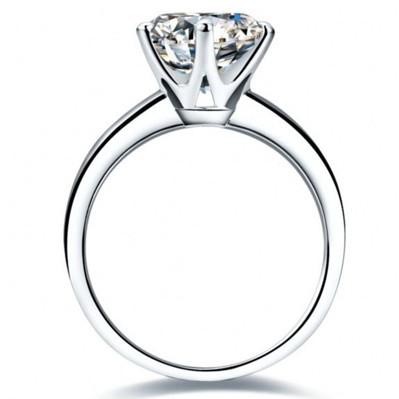 Lab Diamond Silver Ring for Women-Boutique Spiritual