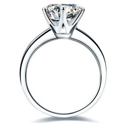 Lab Diamond Silver Ring for Women-Boutique Spiritual