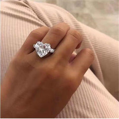 Silver Moissanite Jewelry Set for Women-Boutique Spiritual