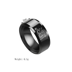 Islamic Stainless Steel Muslim Allah Ring-Boutique Spiritual