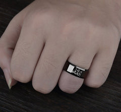 Islamic Stainless Steel Muslim Allah Ring-Boutique Spiritual