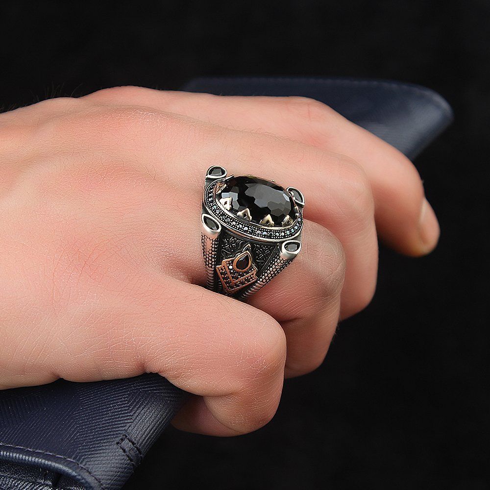 Zircon Natural Stone Handmade Ring-Boutique Spiritual