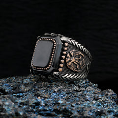 Turkish Onyx With Special Cut Zircon Stone Handmade Exclusive Design-Boutique Spiritual