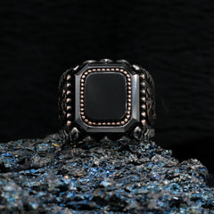 Turkish Onyx With Special Cut Zircon Stone Handmade Exclusive Design-Boutique Spiritual