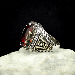 Turkish Red Ruby Stone Limited Edition Ring - Boutique Spiritual