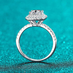 Boutiques 1ct Princess Cut Moissanite Rings Premium Design - Boutique Spiritual