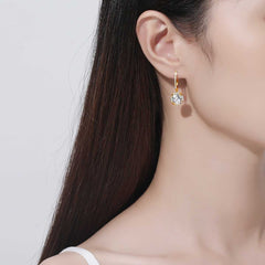 Luxury 4 Carat Moissanite Dangle Earrings Premium Design for Women - Boutique Spiritual