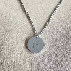 Custom Alphabet Engraved Necklace - Boutique Spiritual
