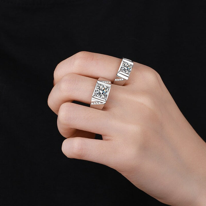Moissanite Ring 1/2CT Premium Design-Boutique Spiritual